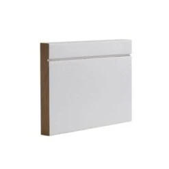 White Primed Shaker Skirting - 145mm X 16mm X 3.6m (Pack Of 4)