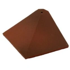 Redland Rosemary Clay 35 Degree Arris Hip Tile - Smooth Medium Mix Brindle