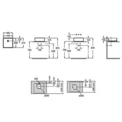 Roca Sofia Ceramic Over Countertop Basin - 465mm 5 Roca Sofia Ceramic Over Countertop Basin - 465mm -Build4less Shop QS V55715 2 mn