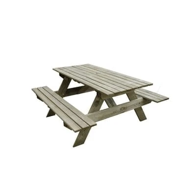 Forest Rectangular Picnic Table - All Sizes 2 Forest Rectangular Picnic Table - All Sizes - Image 2