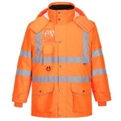 Portwest Hi-Vis 7-in-1 Traffic Jacket RIS - All Sizes