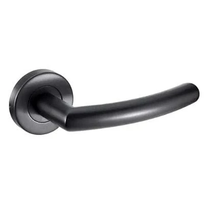 Raven Latch Pack Door Handle - Matt Black 1 Raven Latch Pack Door Handle - Matt Black