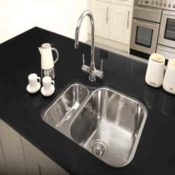 Reginox Alaska 1.5 Bowl Stainless Steel Undermount Kitchen Sink - All Style -Build4less Shop ReginoxAlaska1.5BowlStainlessSteelUndermountKitchenSink