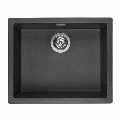Amsterdam 50 1 Bowl Granite Composite Kitchen Sink - All Colours 1 Amsterdam 50 1 Bowl Granite Composite Kitchen Sink - All Colours