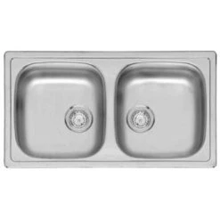Commercial BETA20BAPKGKG-H Stainless Steel Inset Sink