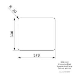 Commercial R183530SP-H Stainless Steel Inset Sink -Build4less Shop ReginoxCommercialR182