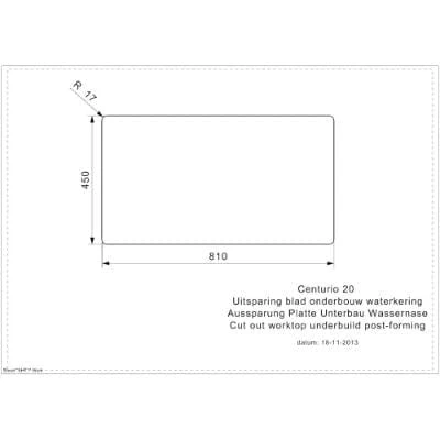 Elite Centurio L20 Stainless Steel Integrated Kitchen Sink 5 Elite Centurio L20 Stainless Steel Integrated Kitchen Sink - Image 5