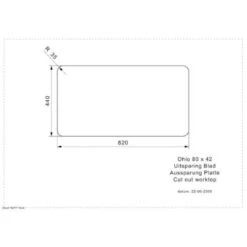 Ohio Integrated Stainless Steel Kitchen Sink -Build4less Shop ReginoxOhio80x42 3