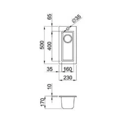 Quadra 50 Elleci Granite Kitchen Sink - All Colours -Build4less Shop ReginoxQuadra50