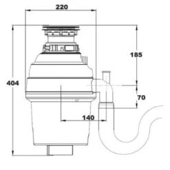 Waste Disposal Unit -Build4less Shop ReginoxWasterRD70AS 1