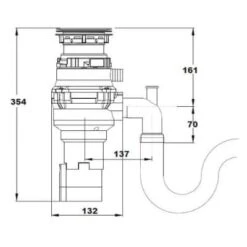 Waste Disposal Unit -Build4less Shop ReginoxWasterd50 1