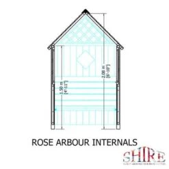 Rose Arbour - 4ft X 2ft (Pressure Treated) 10 Rose Arbour - 4ft X 2ft (Pressure Treated) -Build4less Shop RoseArbourINTERNALS 700x c5771878 f69d 4f71 8ab1 1c25a483042f