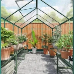 Rosette Hobby Aluminium Polycarbonate Greenhouse - All Sizes -Build4less Shop Rosette Hobby Aluminium Polycarbonate Greenhouse 6x10 Rosette 1692794876824