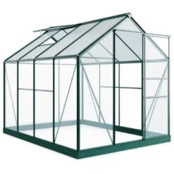 Rosette Hobby Aluminium Polycarbonate Greenhouse - All Sizes -Build4less Shop Rosette Hobby Aluminium Polycarbonate Greenhouse 6x8 Rosette 1692794927156