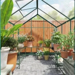 Rosette Hobby Aluminium Polycarbonate Greenhouse - All Sizes -Build4less Shop Rosette Hobby Aluminium Polycarbonate Greenhouse 6x8 Rosette 1692794929621