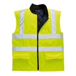 Portwest Hi-Vis Reversible Bodywarmer - All Sizes -Build4less Shop S469YER