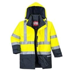 Portwest Bizflame Rain Hi-Vis Multi-Protection Jacket - All Sizes -Build4less Shop S779YNR