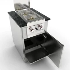 Sunstone Cabinet For Double Burner Or Cocktail Station (Right Opening) -Build4less Shop SAC20CSDR L3
