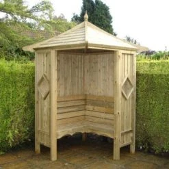 Corner Arbour - 4ft X 4ft (Pressure Treated)
