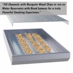 Sunstone 3-in-1 Charcoal Wood Burning & Smoking Tray -Build4less Shop SUNCP CHTRAY 1