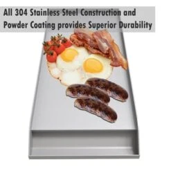 Sunstone Solid Steel Powder Coated Ruby Griddle -Build4less Shop SUNCP GRIDDLE 2