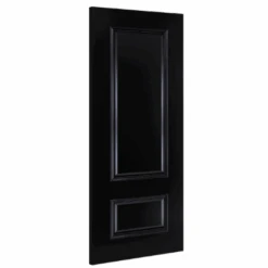 Deanta Sandringham Black Pre-Finished Internal Door - All Sizes
