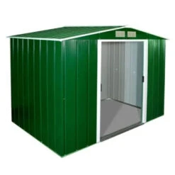 Sapphire Apex Metal Shed -Build4less Shop Sapphire 8x6ft Apex Metal Shed Green Sapphire 1692795576338