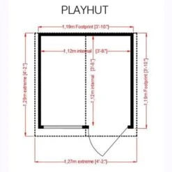 Playhut Playhouse - 4ft X 4ft -Build4less Shop ShirePlayhut 700x f235a7b2 4675 40f1 a47e bff69a7373c6