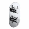 Aqua Evoke Concealed 2-Way Chrome Thermostatic Shower Valve