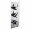 Aqua Pure Triple Concealed 2-Way Chrome Thermostatic Shower Valve