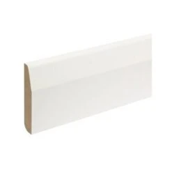 Skirting Board MDF Painted Truprofile Chamfered/Pencil Round - 14.5mm X 94mm X 4.4m