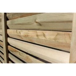 Level Top Louvre Fence Panel - All Sizes -Build4less Shop Slattedfencing