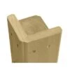 Slotted Corner Post For Fence - 100mm X 100mm (Incl Brackets And Screws)