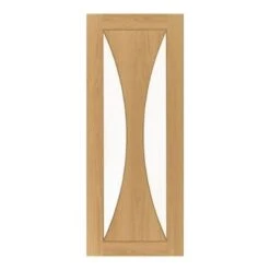 Sorrento Oak Prefinished Glazed Internal Door - All Sizes