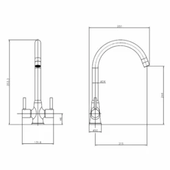 Thames Chrome Kitchen Mixer Tap -Build4less Shop ThamesChromeKitchenMixerTap d76f2ba4 3dea 407b a5dc d879d5f826b2