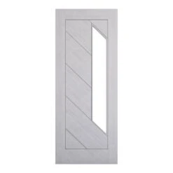 Torino Ash Light Grey Glazed Internal Fire Door FD30 - All Sizes