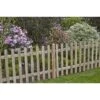 Forest 6ft X 3ft Pressure Treated Ultima Pale Picket Fence Panel