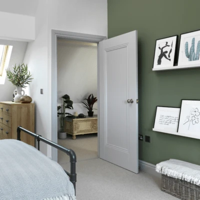 Belton White Primed Internal Door - All Sizes 2 Belton White Primed Internal Door - All Sizes - Image 2