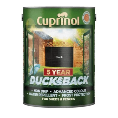 Cuprinol Ducksback 5 Year Waterproof For Sheds And Fences - 5 Litre 2 Cuprinol Ducksback 5 Year Waterproof For Sheds And Fences - 5 Litre - Image 2
