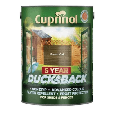 Cuprinol Ducksback 5 Year Waterproof For Sheds And Fences - 5 Litre 5 Cuprinol Ducksback 5 Year Waterproof For Sheds And Fences - 5 Litre - Image 5