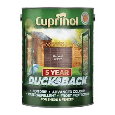 Cuprinol Ducksback 5 Year Waterproof For Sheds And Fences - 5 Litre 6 Cuprinol Ducksback 5 Year Waterproof For Sheds And Fences - 5 Litre - Image 6