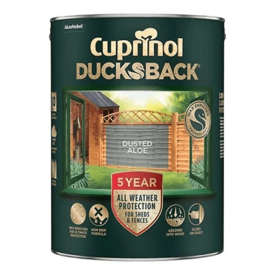 Cuprinol Ducksback 5 Year Waterproof For Sheds And Fences - 5 Litre 12 Cuprinol Ducksback 5 Year Waterproof For Sheds And Fences - 5 Litre - Image 12