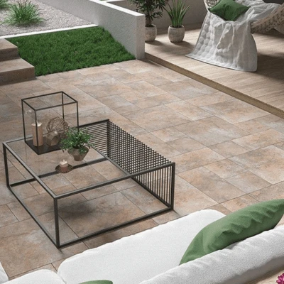 Spectrum Burlington Outdoor Tile - 900 X 600mm - Rust 2 Spectrum Burlington Outdoor Tile - 900 X 600mm - Rust - Image 2