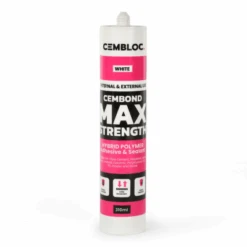 Cembloc Cembond Maximum Strength Cement Fibre Adhesive X 310ml (Pack Of 12)