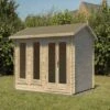 Forest Chiltern 4m X 3m Log Cabin - Apex Roof, Single Glazed 24kg Felt (Plus Underlay)