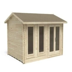 Forest Chiltern 4m X 3m Log Cabin - Apex Roof, Single Glazed 24kg Felt (No Underlay) -Build4less Shop VCHI34D43P2U 3 scaled 1 1024x724 28cfc22d 63f1 434c b402 5ae81948c817