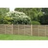 Forest 6ft X 3ft Pressure Treated Contemporary Slatted Fence Panel