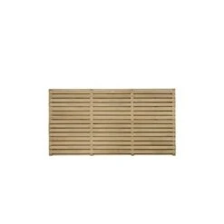 Forest 6ft X 5ft Pressure Treated Contemporary Double Slatted Fence Panel -Build4less Shop VENHHM3 3 61174ef9 35af 4f8e 9dce 404761bafc21