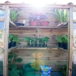 Forest Victorian Tall Wall Greenhouse With Auto Vent -Build4less Shop VICTGHAV 7 1 684x1024 1