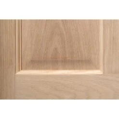 Victorian 4 Panel Oak Panel Unfinished Internal Door - All Sizes -Build4less Shop Victorian4PanelOakPanelDoor CloseUp 1
